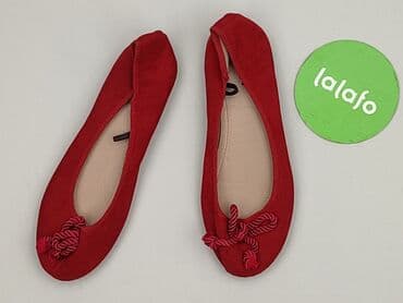 biale buty z kokardą: Ballerinas for women, size 37 — 2