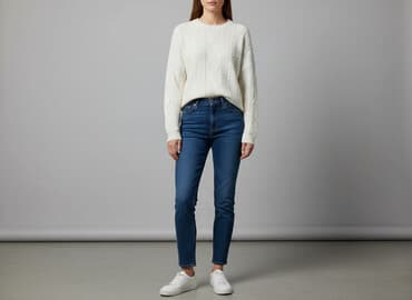 kurtki zimowe damskie wyprzedaż sinsay: Sinsay, Sweter damski, rozmiar S — 6