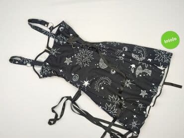 czarna sukienka i creepersy: Sukienka damska, rozmiar M — 3