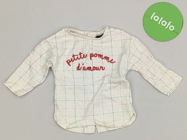 basic ubrania dla dzieci: Bluzka, Kiabi Kids, 0-1 miesięcy, stan - Idealny — 2