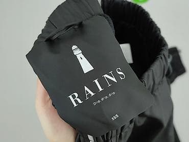 4f kalosze: Rains – damskie spodnie przeciwdeszczowe XS/S - Kolor: czarny z — 4
