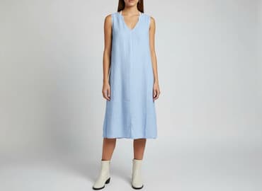 lniane sukienki dla puszystych: Sukienka damska, rozmiar One size — 1