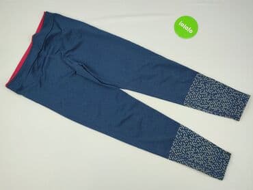 legginsy lateksowe z wysokim stanem: Legginsy Sportowe damskie, M — 2