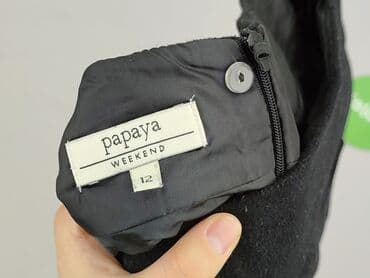 mini spódniczka czarne: Papaya, Spódnica damska, rozmiar L — 4