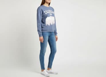 niebieska bluzka h m: H&M, Bluza damska
, rozmiar XS — 1