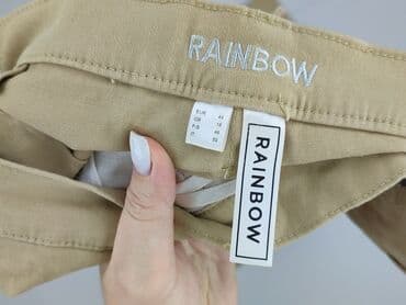stringi damskie xxl: RAINBOW, Spodnie materiałowe damskie, rozmiar 2XL — 4