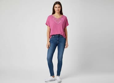 mohito różowe bluzki: Mohito, Жіноча блуза, розмір L — 1