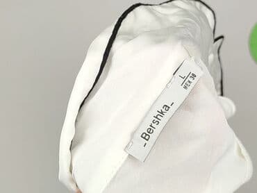 reserved białe bluzki: Bershka, Жіноча блуза, розмір L — 4