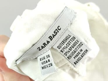 spodnie zara z paskiem: Zara, Spodnie materiałowe damskie, rozmiar M — 4