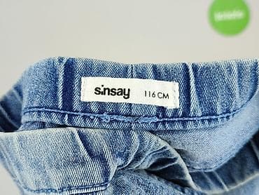biala bluza sinsay: Spodnie jeansowe, Sinsay, 5-6 lat, 110/116, stan - Bardzo dobry — 4