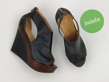 sandaly na koturnie w ccc: Wojas, Sandały damskie, rozmiar 40 — 2