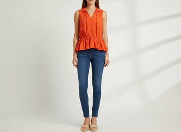 bluzki damskie pomarańczowa: Orsay, Bluzka damska, rozmiar M — 8