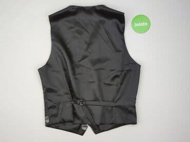 cekinowe ubrania: Kamizelka garniturowa dla mężczyzn, rozmiar 3XL — 3