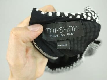 sukienka czarna w białe kropki zara: Topshop, Sukienka damska, rozmiar M — 4