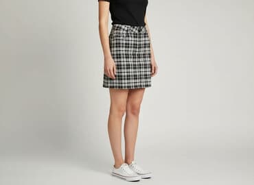 czarne plisowane spódniczka: FB Sister, Spódnica damska, rozmiar S — 7