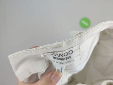 biale szerokie jeansy: Mango, Jeansy damskie, rozmiar S — 4