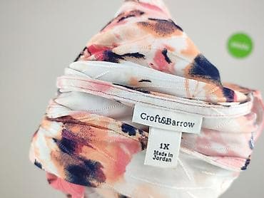 crofts and barrows: Croft & Barrow, T-shirt damski, rozmiar 5XL — 5