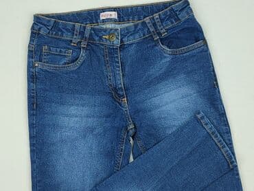 crop top shein topy dla dzieci: Spodnie jeansowe, Young Style, 13 lat, 158, stan - Bardzo dobry — 1