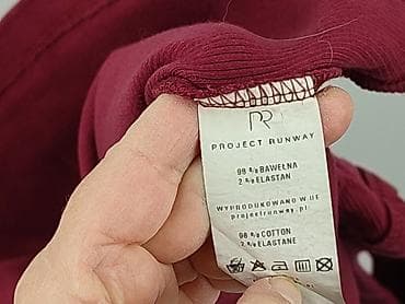 czarne dresy: T-shirt damski, rozmiar S — 6