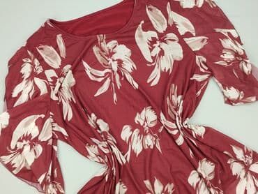 bluzka z kwiatem 3d h: Women's blouse, size 5XL (EU 50) — 1