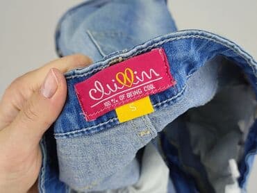 szorty jeansowe damskie z dziurami: Chillin, Szorty damskie, rozmiar S — 4