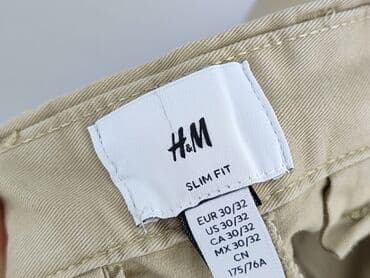 h m spodnie dresowe męskie: H&M, Chinosy dla mężczyzn, rozmiar M — 3