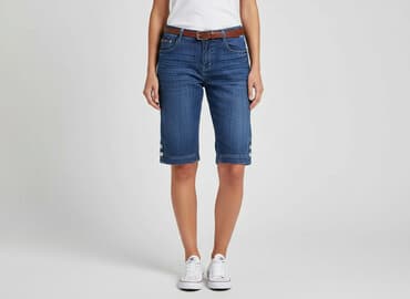 kl m shorts jeans manila krótkie spodenki: Szorty damskie, rozmiar L — 7