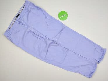 granatowe chinosy damskie: F&F, Spodnie materiałowe damskie, rozmiar M — 2