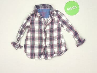 koszula camel active: Shirt 1.5-2 years, condition - Very good, pattern - Cell, color - White — 2