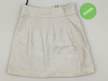 srebrne spódnice plisowane: River Island, Spódnica damska, XS — 2