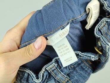 modne jeansy: Denim pants, H&M, 12-18 months, condition - Perfect — 4