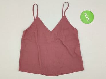 koszulki z dekoltem v: NA-KD, Top damski, S — 2