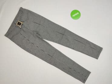 ubrania w pepitkę: Spodnie materiałowe damskie, rozmiar M — 2