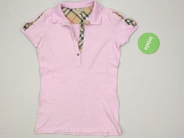 t shirty jedwabny: Burberry, Women`s polo shirt, M — 2