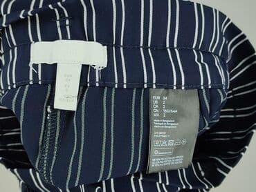 spodnie z lampasami h m: H&M, Material trousers for women, size XS — 5