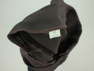 wysokie trampki do krótkich spodni: Spodnie 3/4 damskie, rozmiar S — 4