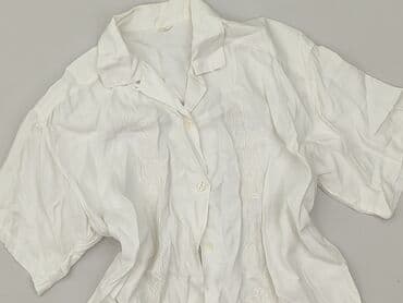 biała jedwabna bluzka damska: Bluzka damska, rozmiar S — 1
