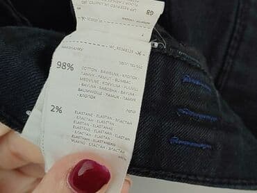 czarne spodnie jeansy: Jeansy damskie, rozmiar M — 5