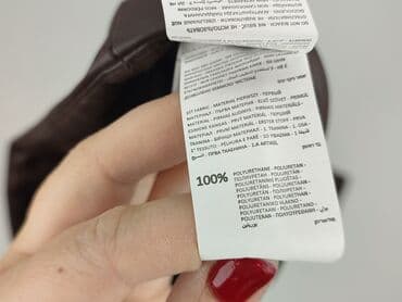 woskowane legginsy z wysokim stanem zara: Material trousers for women, XS — 5