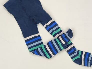 rajstopy czarne z wzorami: Tights, H&M, 3-4 years, condition - Very good — 1