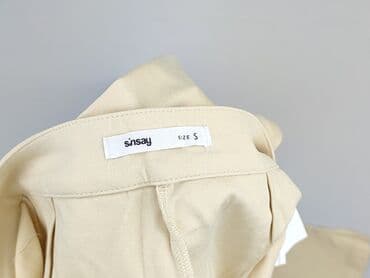 sinsay spodnie wysoki stan: Sinsay, Spodnie materiałowe damskie, rozmiar S — 4