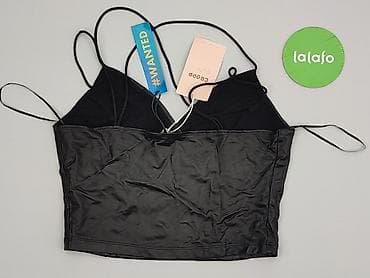 modne jeansy cropped: Cropp, Top damski, rozmiar L — 3