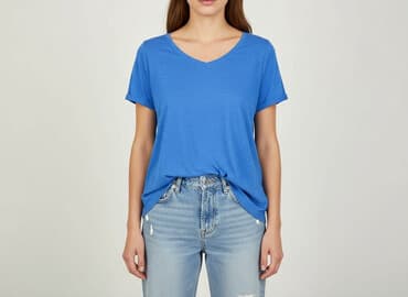 t shirty damskie bawełniane allegro: Women`s T-shirt, size One size — 1