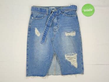 jeansowe spódnice midi z rozcięciem: Sinsay, Spódnica damska, rozmiar XS — 3