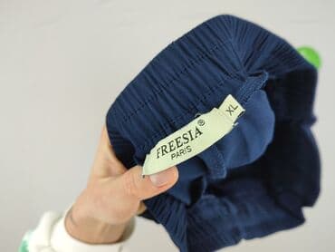 spodnie dresowe i marynarka: Freesia, Spodnie materiałowe damskie, XL — 4