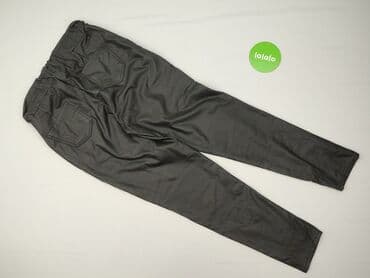 spodnie damskie ocieplane jeansy: Spodnie materiałowe damskie, rozmiar XL — 3