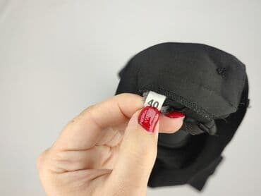 Women: Material trousers for women, L — 4