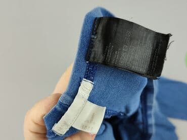 czarne legginsy ciążowe: H&M Mama, Jeansy damskie, rozmiar L — 4