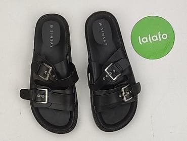 deezee sandaly czarne: Sinsay, Klapki damskie, rozmiar 38 — 2