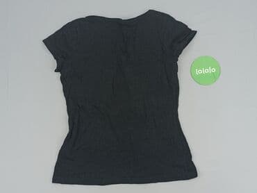 bluzka z dlugim rekawem czarna: Janina, T-shirt damski, rozmiar L — 3